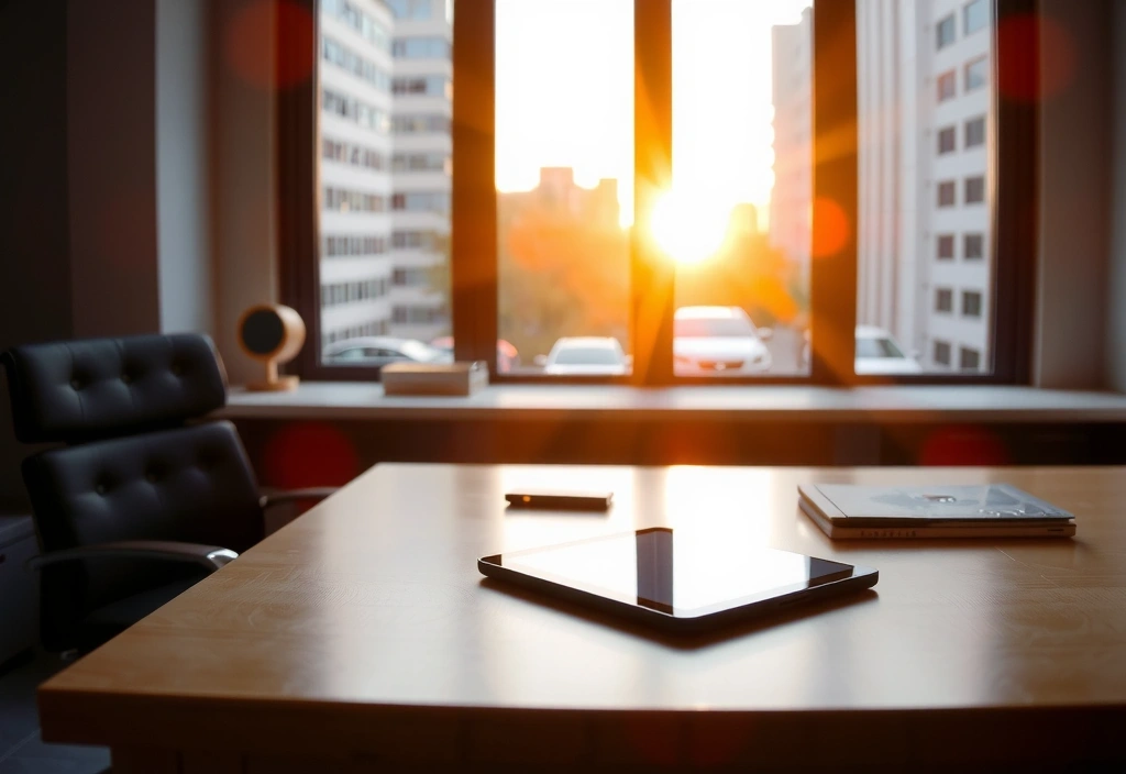 Visualización de plataforma en tablet